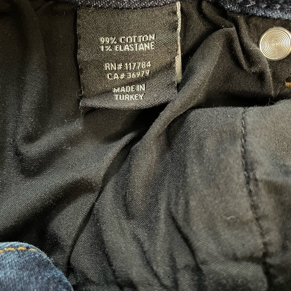 Rails The Getty High Rise Wide Leg Cuffed Moonlight Blues Denim Jeans Size 28 - Picture 12 of 12